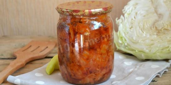 Солянка из капусты на зиму
