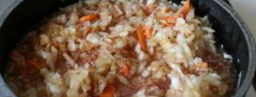 солянка из квашеной капусты с мясом. Шаг 4