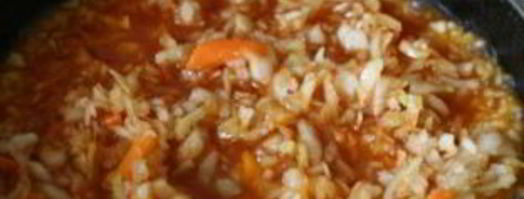 солянка из квашеной капусты с мясом. Шаг 5