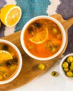 Солянка из семги