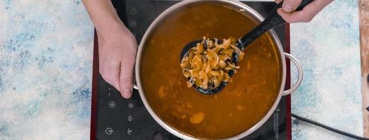 солянка из семги. Шаг 5