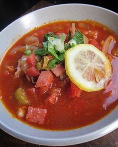 Солянка колбасная