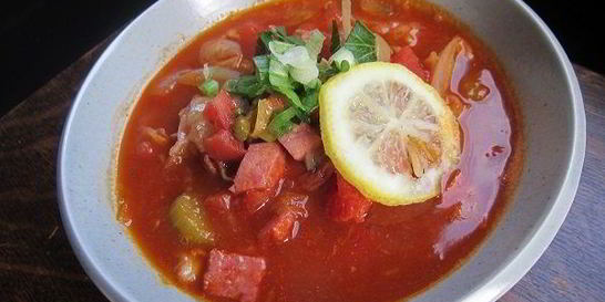 Солянка колбасная