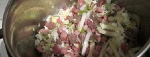 солянка колбасная. Шаг 2