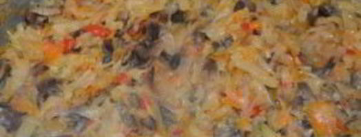 солянка на зиму в банках с грибами. Шаг 3