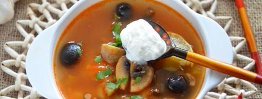 солянка с грибами. Шаг 10