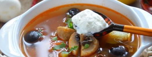 солянка с грибами. Шаг 11