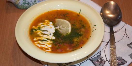 Солянка с картошкой