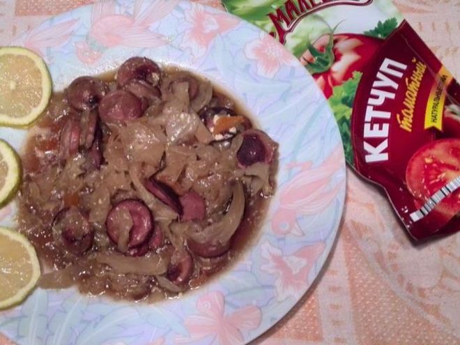 Рецепт солянки с сосисками
