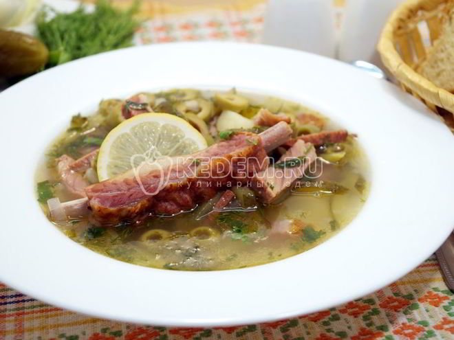 Рецепт солянки сборной