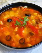 Солянка со сладким перцем