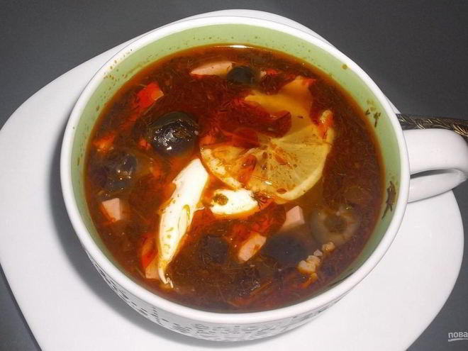 Рецепт солянки традиционной