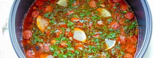 солянка в мультиварке. Шаг 15