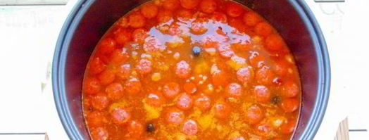 солянка в мультиварке. Шаг 13