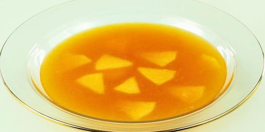 Суп абрикосовый с яблоками