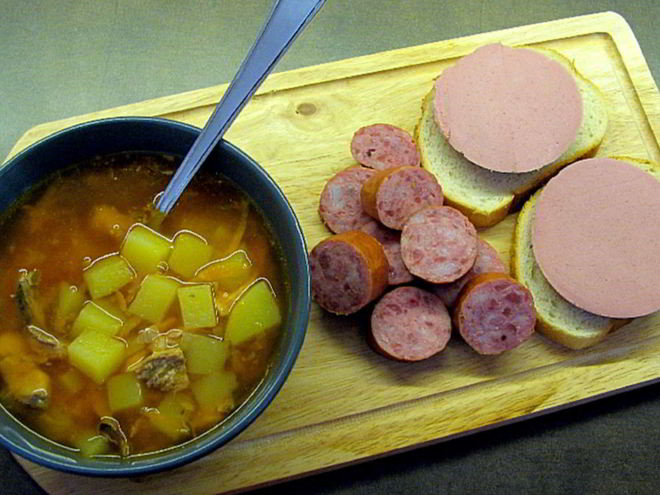 Рецепт супа из консервированной скумбрии