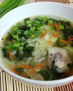 Суп из консервы с рисом