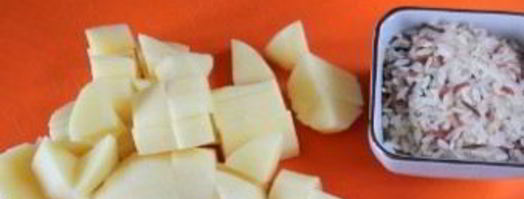 суп из консервы с рисом. Шаг 2