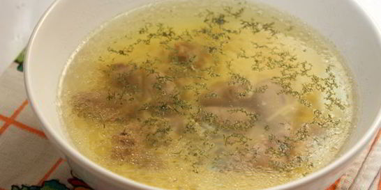 Суп из куриных сердечек