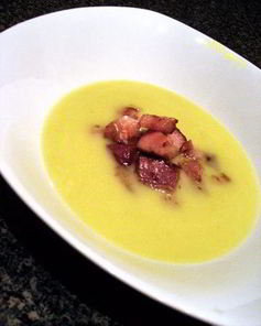 Суп из лука порея и картофеля