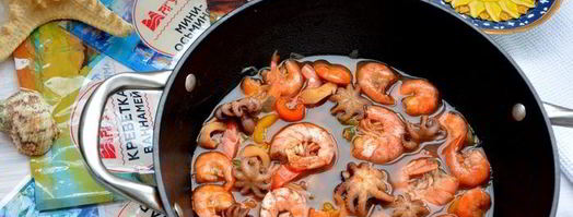 суп из морепродуктов. Шаг 14