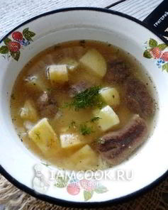 Суп из оленины