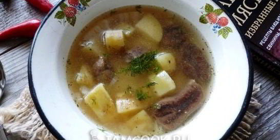 Суп из оленины