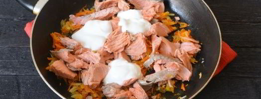 суп из семги со сметаной. Шаг 13