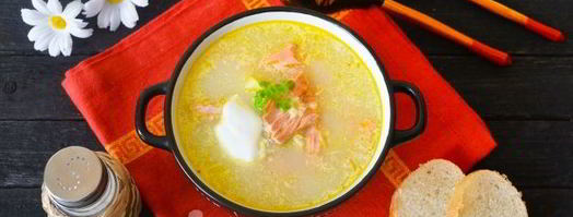 суп из семги со сметаной. Шаг 17