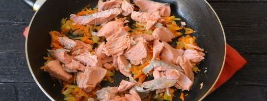 суп из семги со сметаной. Шаг 12