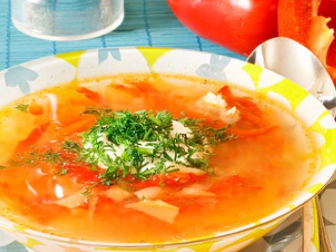 Рецепт супа из сладкого перца