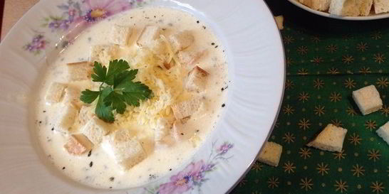 Суп из сыра