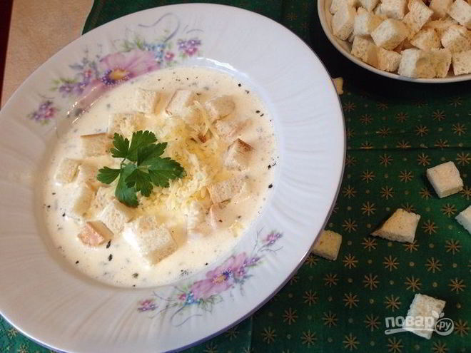 Рецепт супа из сыра