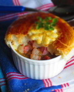 Суп-крем из чечевицы под хрустящей корочкой