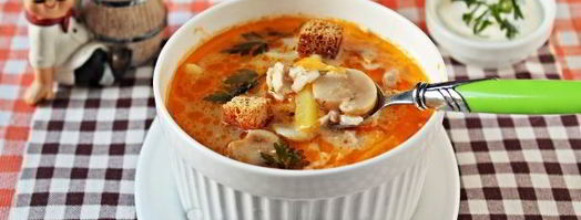 суп куриный с шампиньонами. Шаг 10