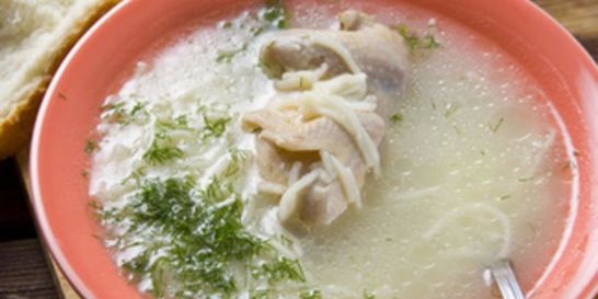 Суп-лапша с перепелами