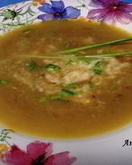 Бархатистый каштановый суп-пюре с сельдереем