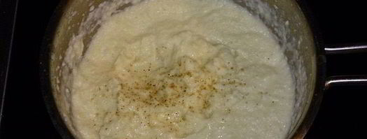 бархатистый каштановый суп-пюре с сельдереем. Шаг 5