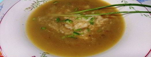 бархатистый каштановый суп-пюре с сельдереем. Шаг 6