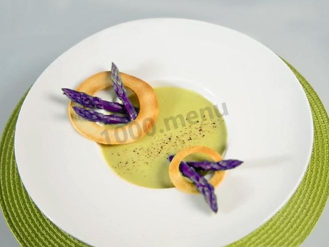 Рецепт французского супа-пюре из спаржи по-аржантейски