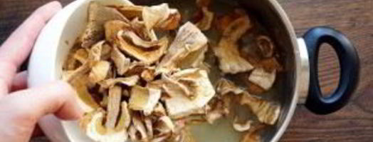грибной суп-пюре из сушеных грибов. Шаг 2
