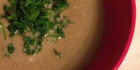 Грибной суп-пюре со сливками