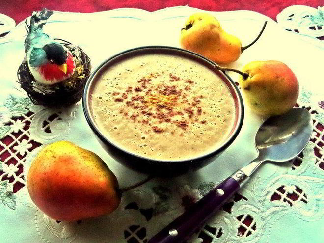 Рецепт грушевого супа-пюре со сливками