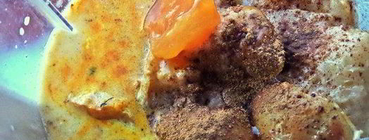 грушевый суп-пюре со сливками. Шаг 4