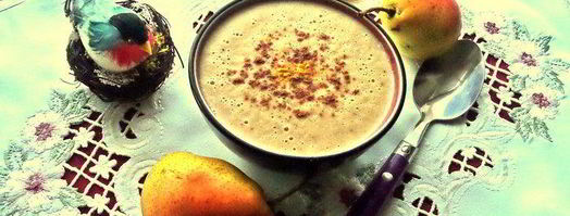 грушевый суп-пюре со сливками. Шаг 9