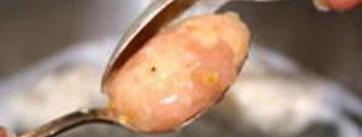 картофельный суп-пюре с сельдереем и куриными клецками. Шаг 4