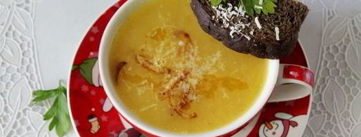 картофельный суп-пюре с сыром. Шаг 14