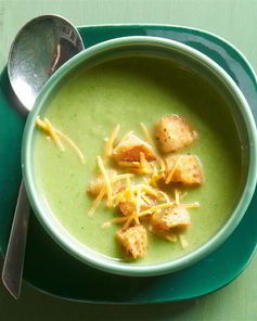 Легкий суп-пюре с брокколи