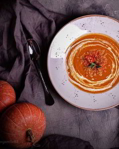 Острый тыквенный суп-пюре