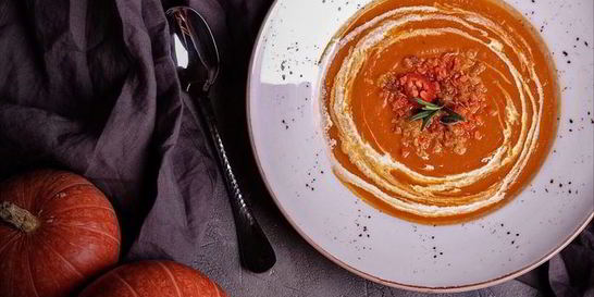 Острый тыквенный суп-пюре
